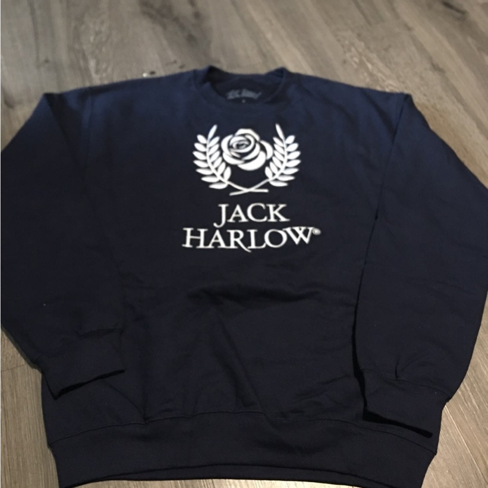 Jack Harlow Navy Blue Crewneck Sweatshirt